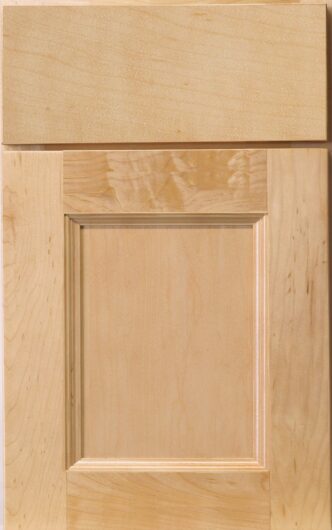 Frameless Hudson Maple Nautral Cabinet Door