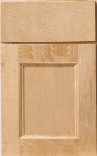 Frameless Hudson Maple Nautral Cabinet Door
